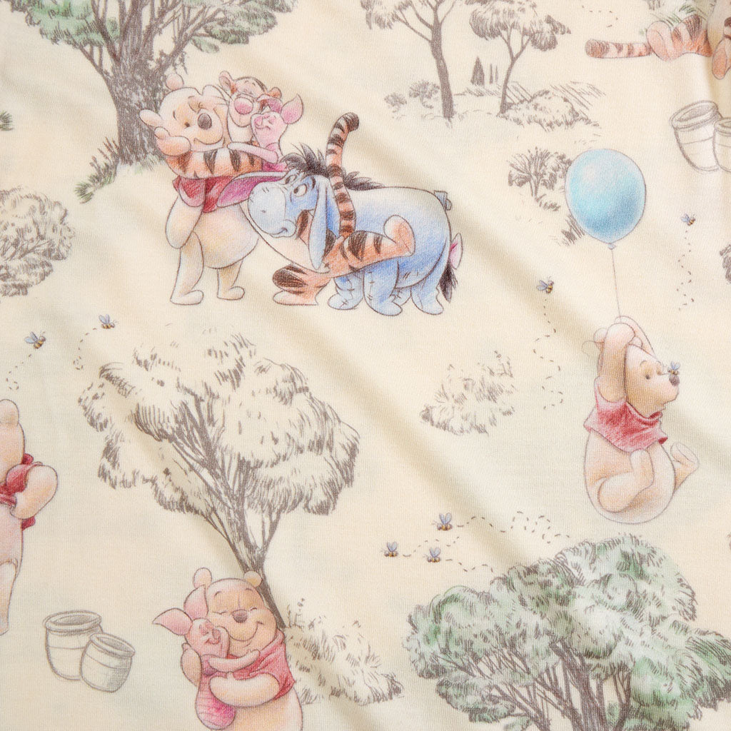 Winnie the Pooh Yellow Baby Convertible Sleeper Disney Hundred
