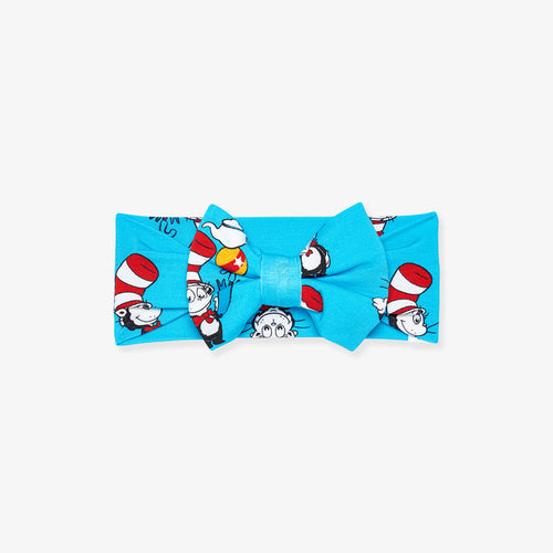 Dr. Seuss Cat in the Hat Luxe Bow Headwrap