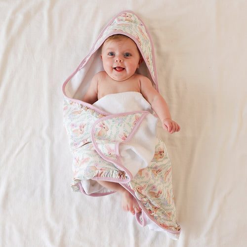 Buttercup Ruffled Hooded Towel