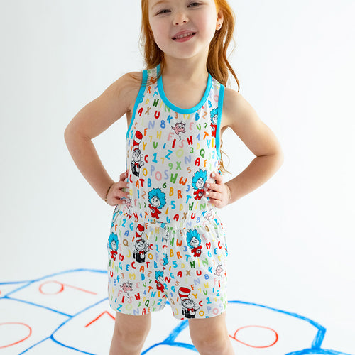 Dr. Seuss Good Fun Criss-Cross Back Romper