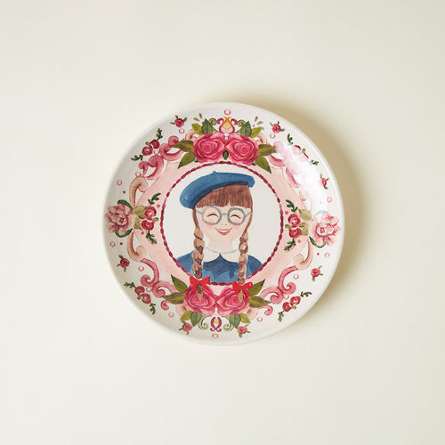 American Girl® Molly Portrait Dessert Plate