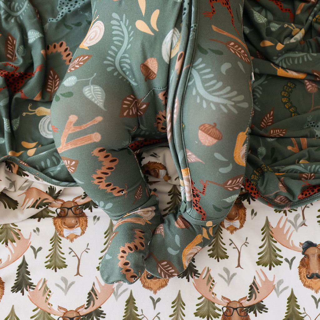 Hawthorne Footie Zippered One Piece, image size:1024x1024