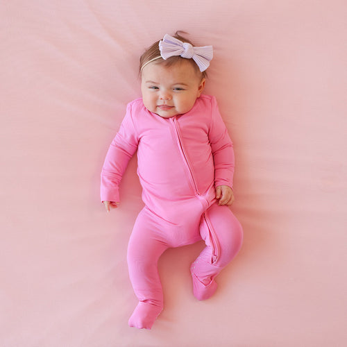 Cruisin' Pink Convertible One Piece