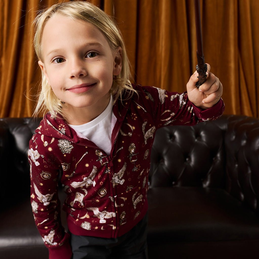 Gryffindor House French Terry Zippered Hoodie