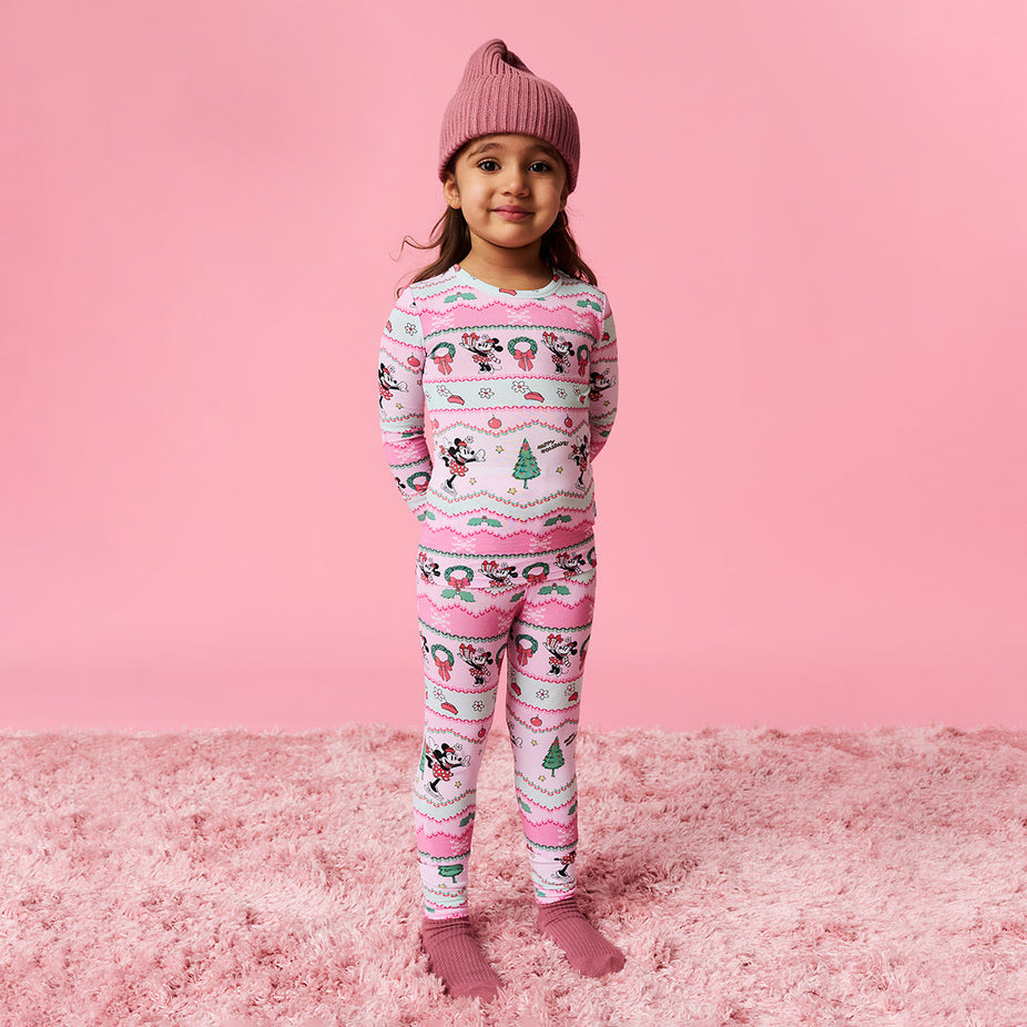 Disney Minnie Fair Isle Classic Pajama Set