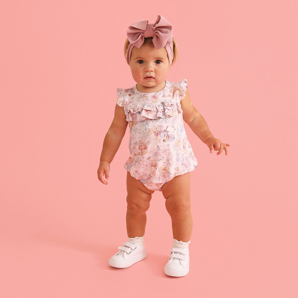 Disney Winnie the Pooh Ruffled Bubble Romper