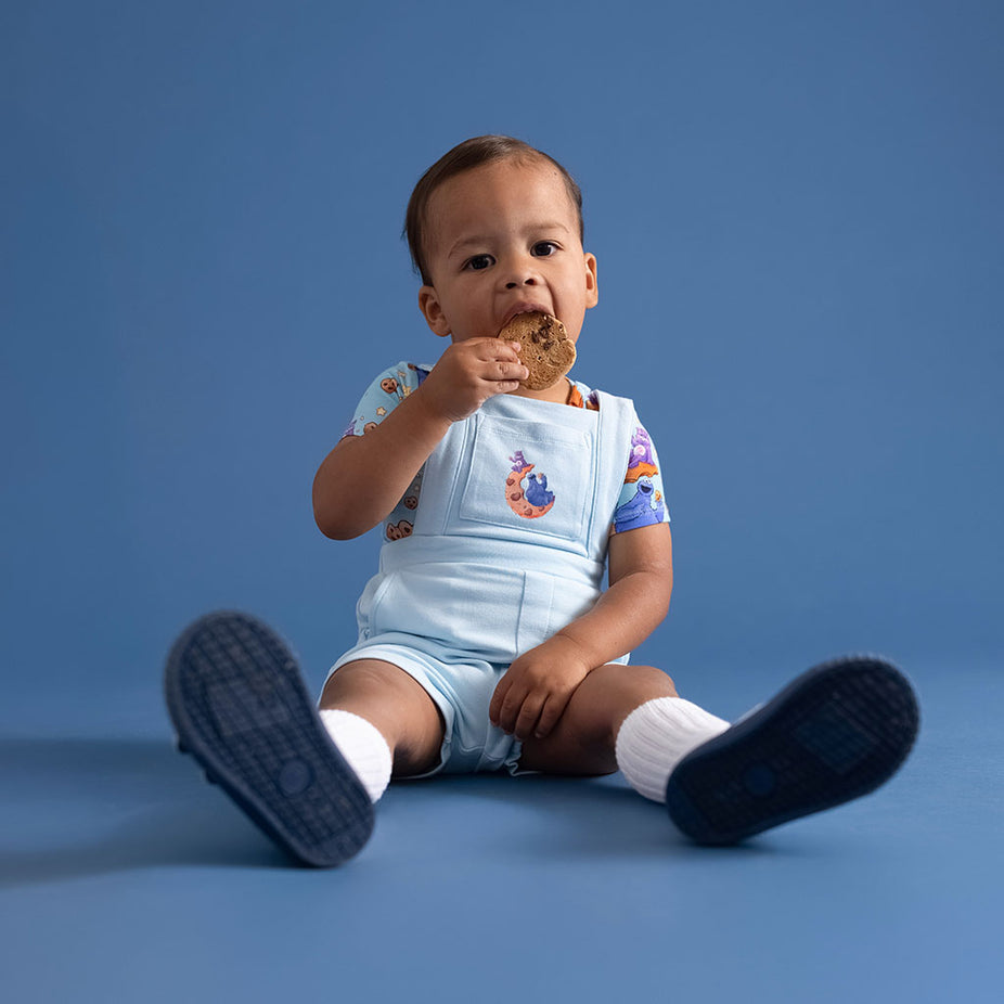 Care Bears™ Cookie Friends French Terry Graphic Short Overalls