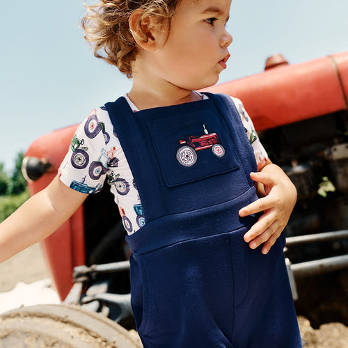 Jonny French Terry Short Overalls