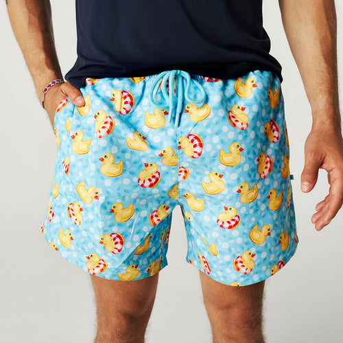 Rubber Ducky Men's Swim Trunks