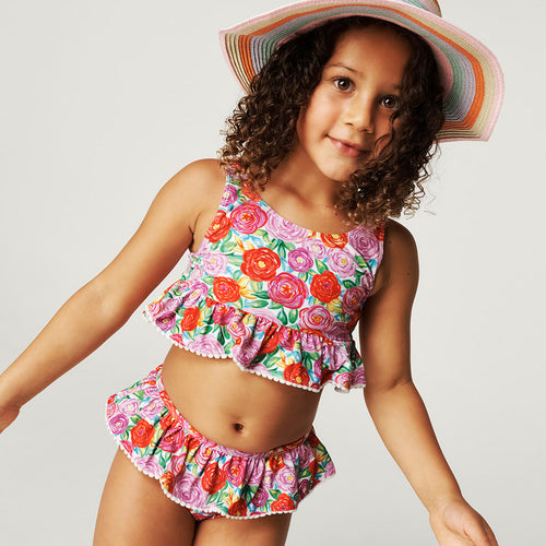 Pluen Ruffled Tankini Two Piece Swimsuit