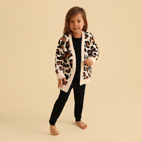 Lana Leopard Tan Cuddle Cardigan