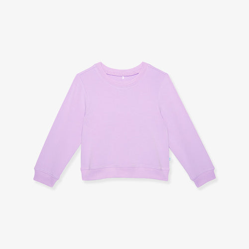 Lavender Haze French Terry Pullover Sweatshirt