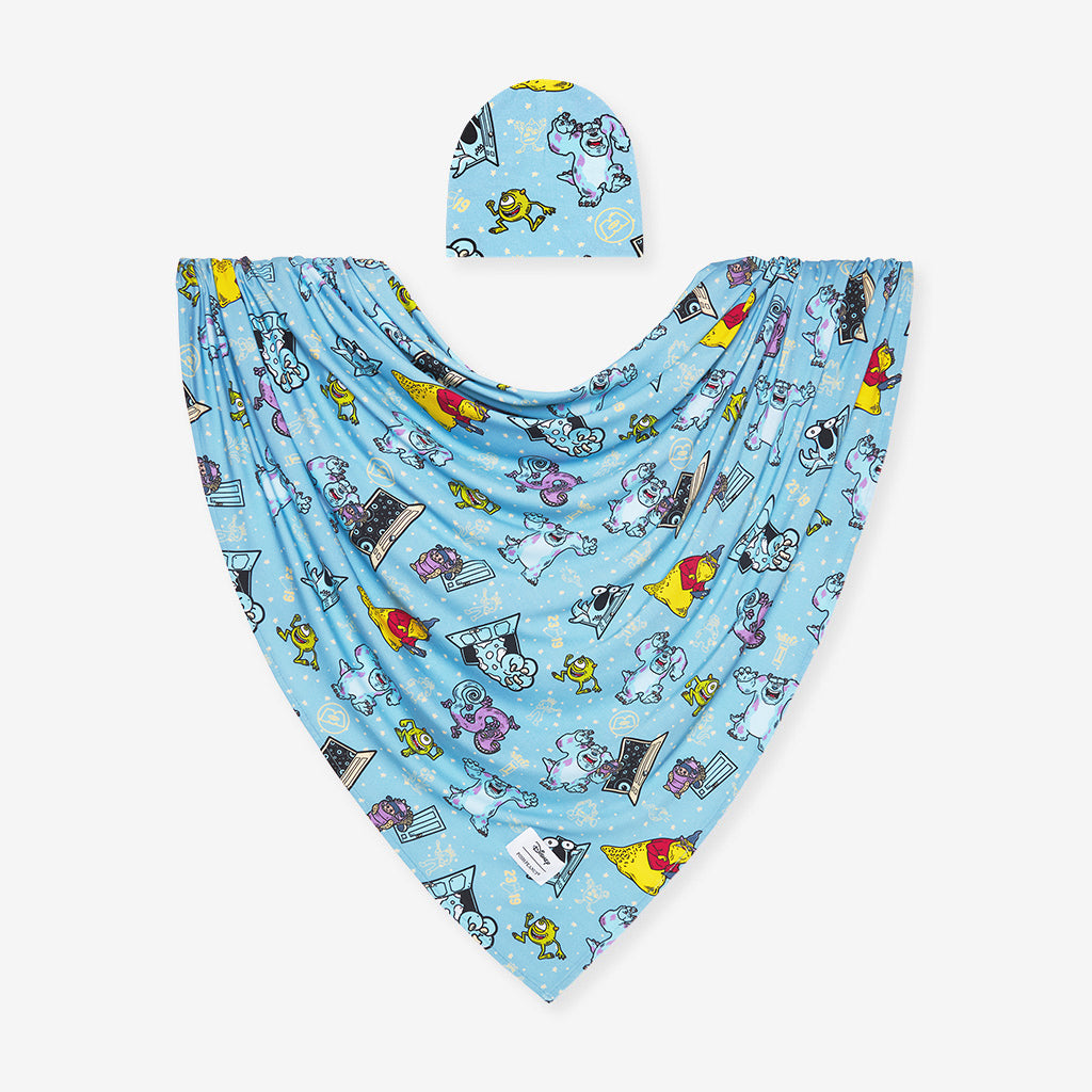 Disney Monsters, Inc. Swaddle Beanie Set
