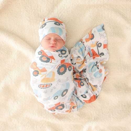 Emmett Swaddle Beanie Set