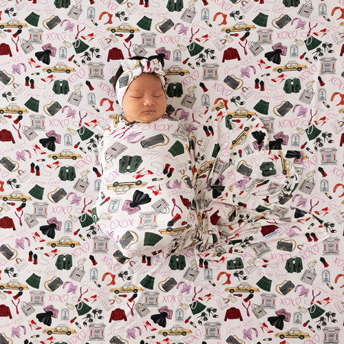 Gossip Girl Swaddle Headband Set