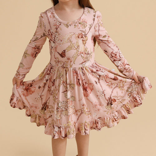 Flower Fairies of the Trees Ruffled Twirl Dress