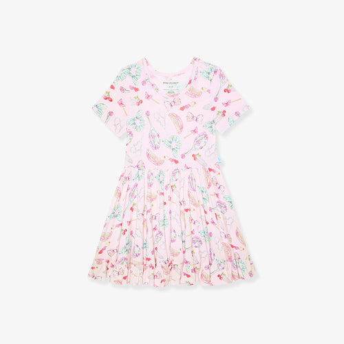 Carlita Ruffled Twirl Dress