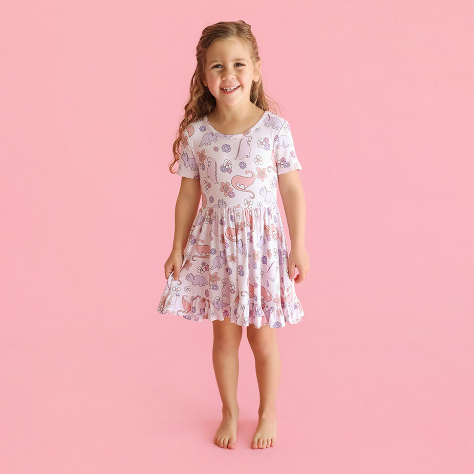 Erica Ruffled Twirl Dress