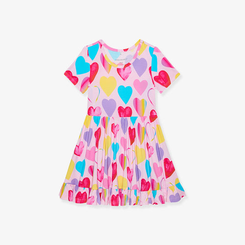 Love Queen Ruffled Twirl Dress