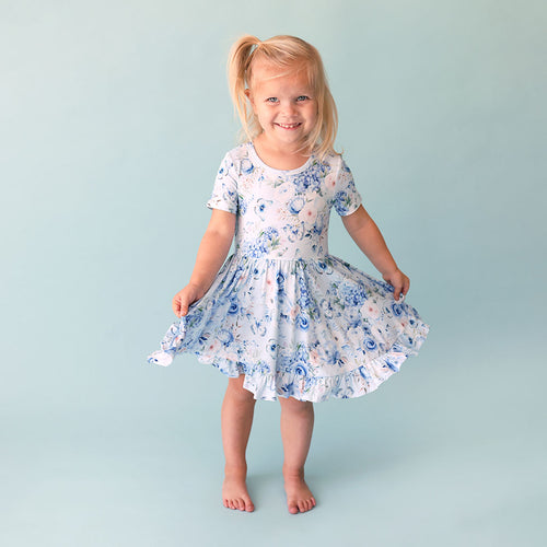 Trista Ruffled Twirl Dress