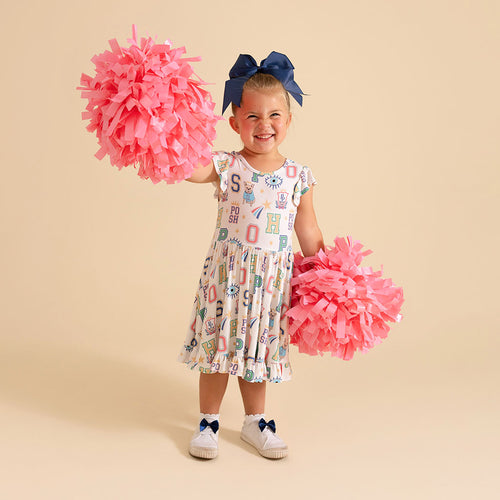 Brooke Ruffled Twirl Dress