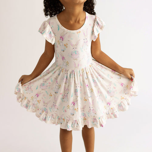 Clementine Ruffled Twirl Dress