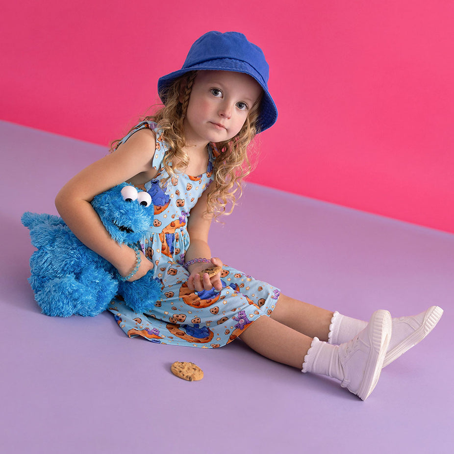 Care Bears™ Share Bear & Cookie Monster Bow Babydoll Dress