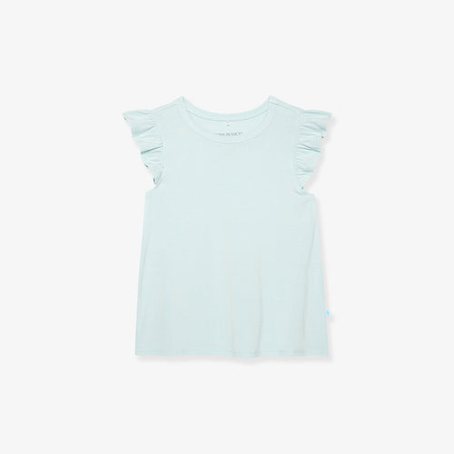 Starry Blue Ruffled Tee