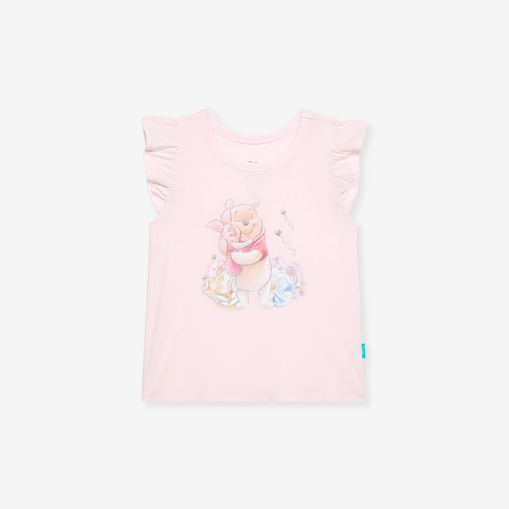 Disney Piglet & Pooh Ruffled Tee