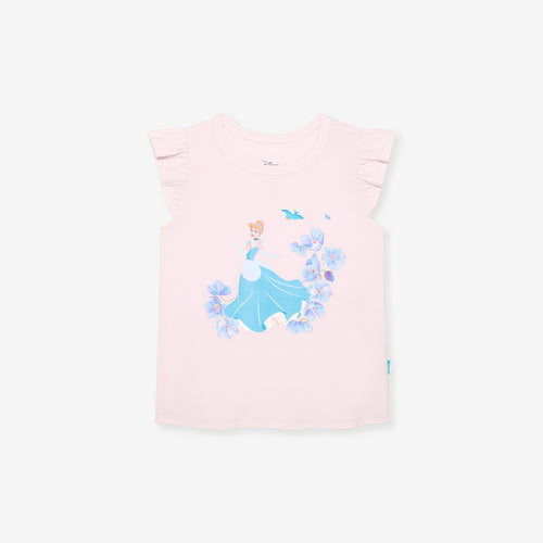 Disney Cinderella Ruffled Graphic Tee