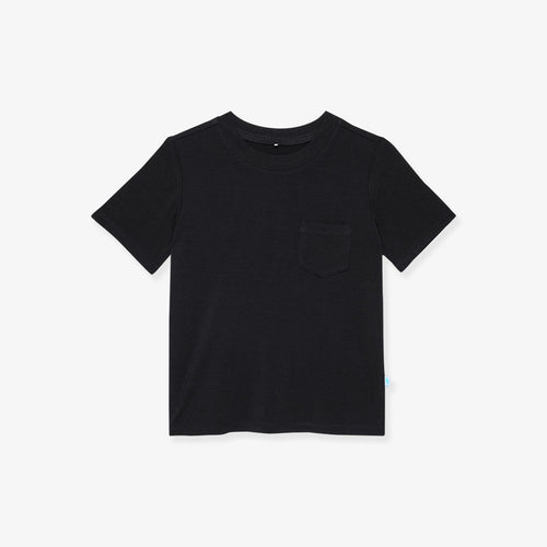 Black Pocket Tee