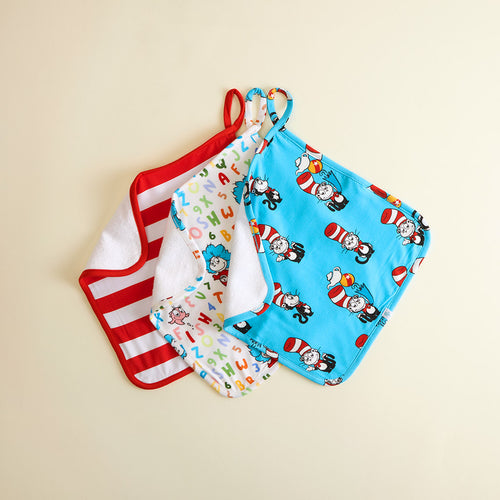 Dr. Seuss Cat in the Hat Wash Cloth Set