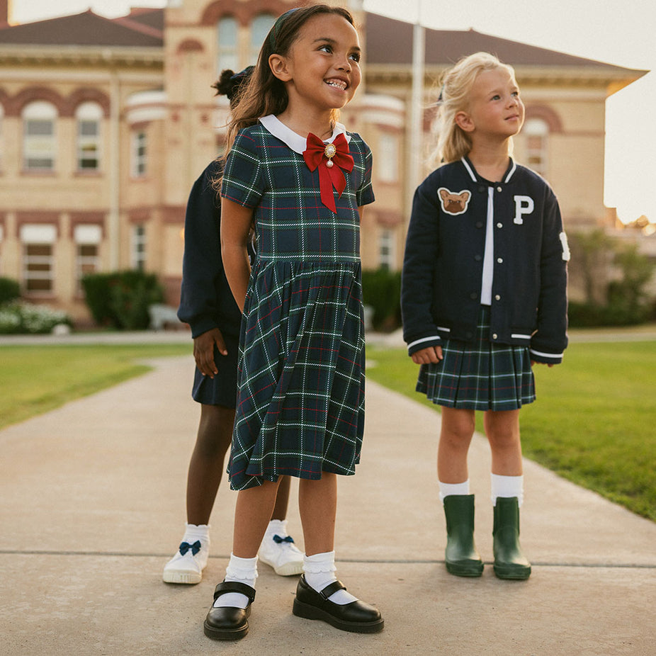 Augustus Collared Twirl Dress