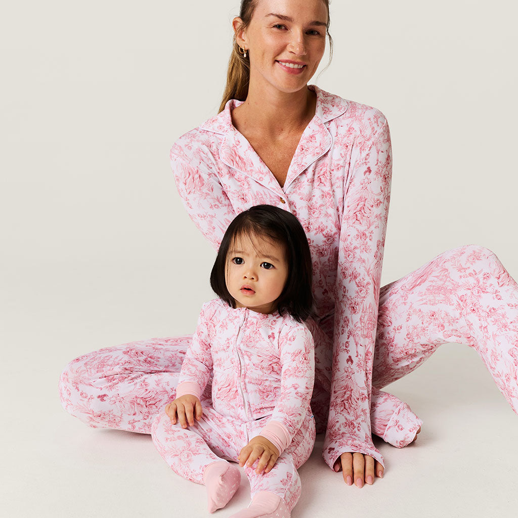 Floral White Baby Convertible Sleeper | Antoinette