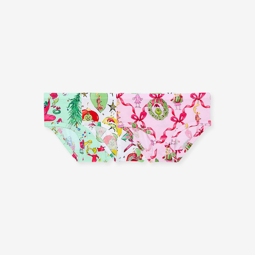Dr. Seuss Cindy Lou Bows Girls' Brief Set