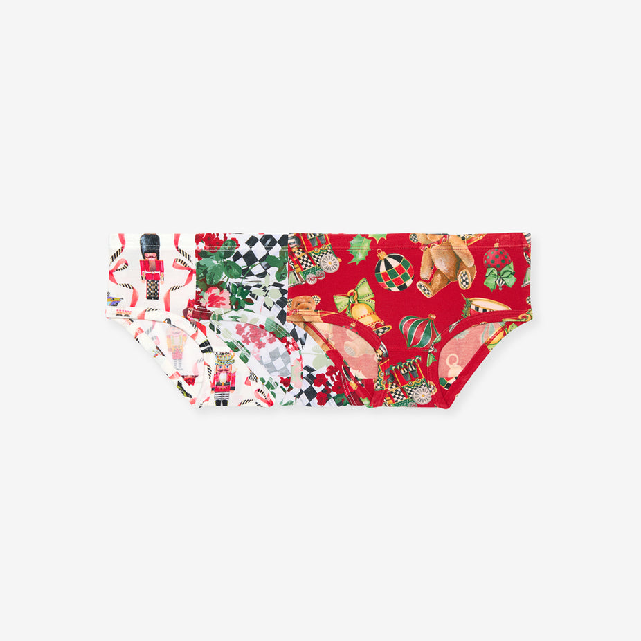 MacKenzie-Childs Holiday Toys Girls' Brief Set