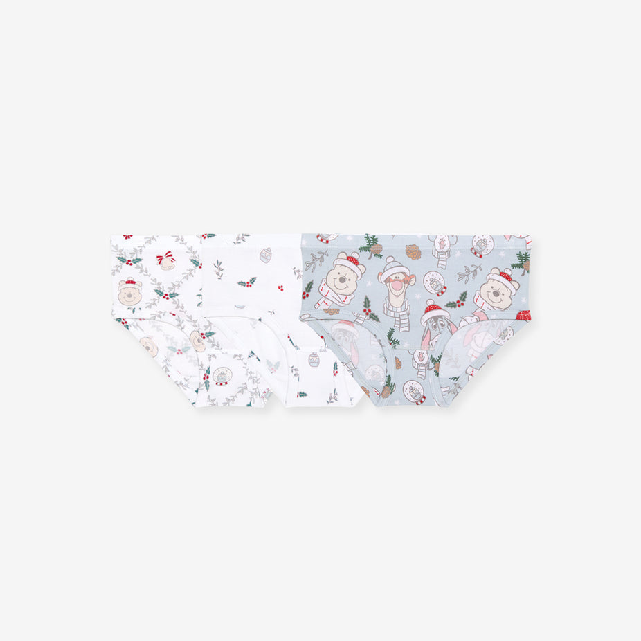Disney Holiday Pooh Girls' Brief Set