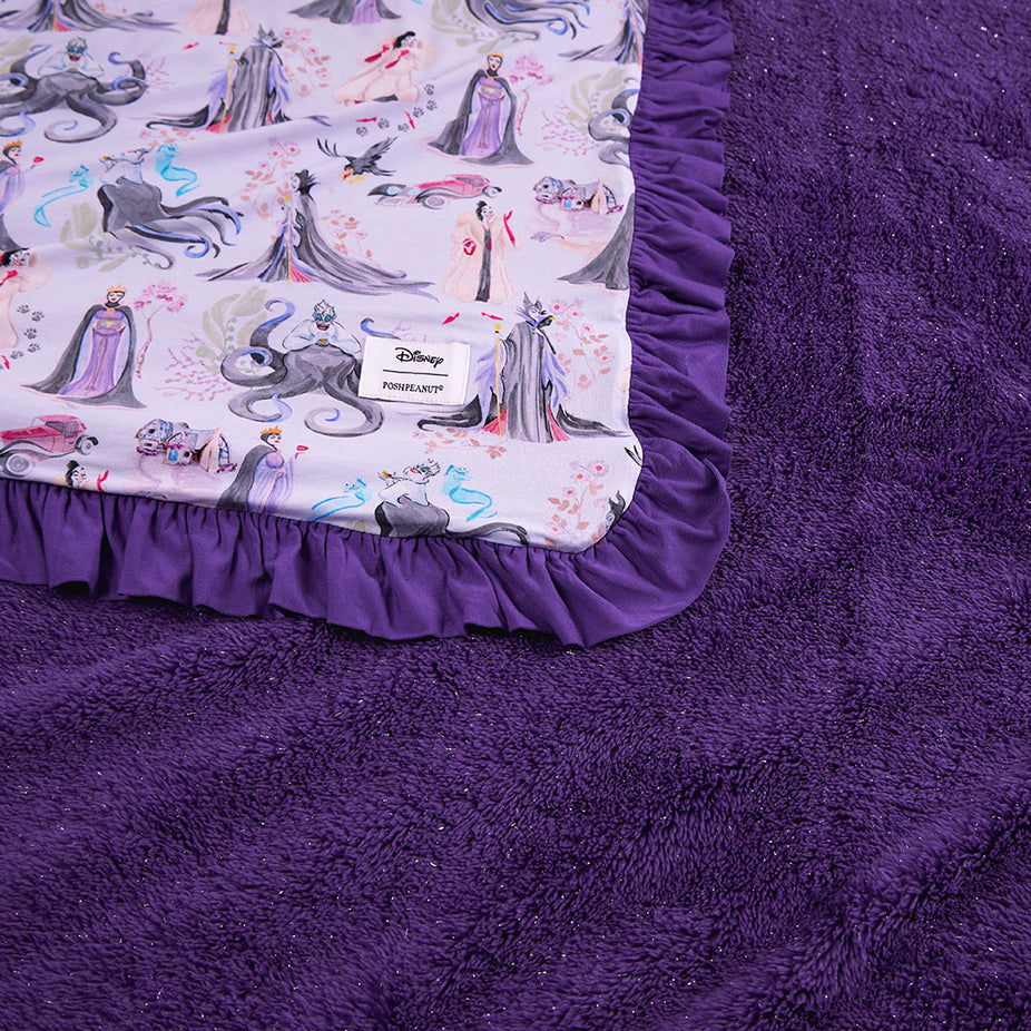 Disney Villains Ruffled Luxe Plush Patoo® Blanket