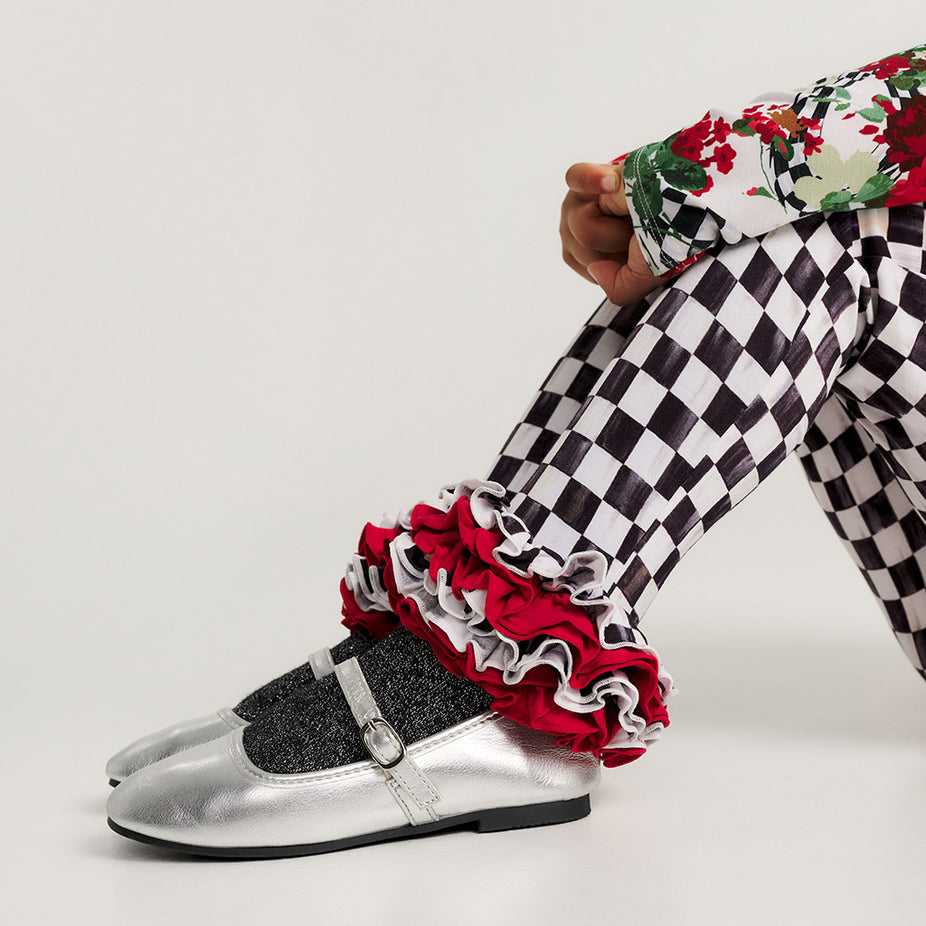 MacKenzie-Childs Courtly Check Cha-Cha Leggings