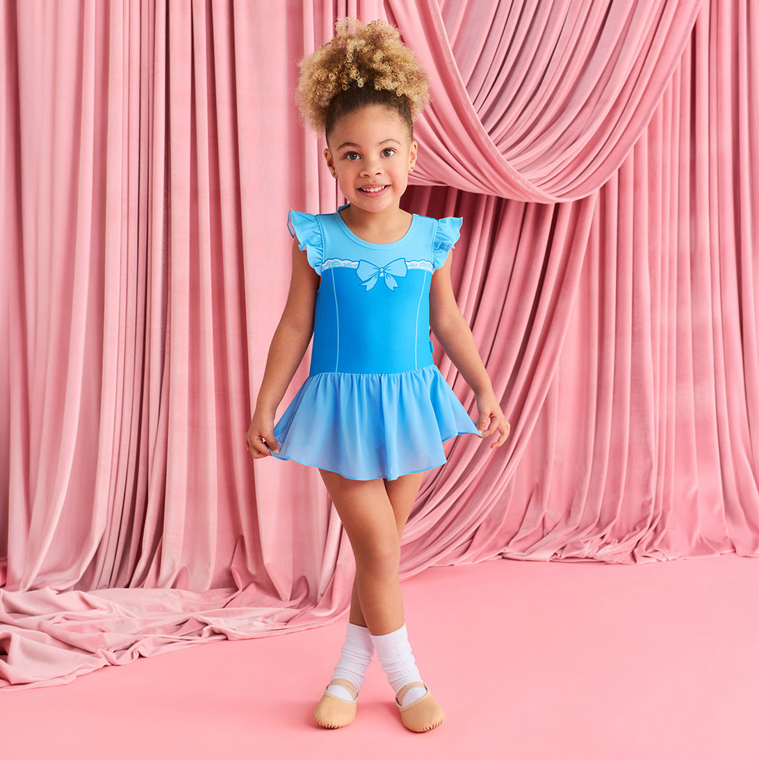 blue leotard dress Posh Peanut Toddler Girl's Disney Cinderella Twirl Skirt in Blue, 3 Toddler Blue & White Floral NOT_OUTLETSALE occasion-Holiday Polyester/Spandex Color:AS PHOTO（Pink） royal blue jazz costume