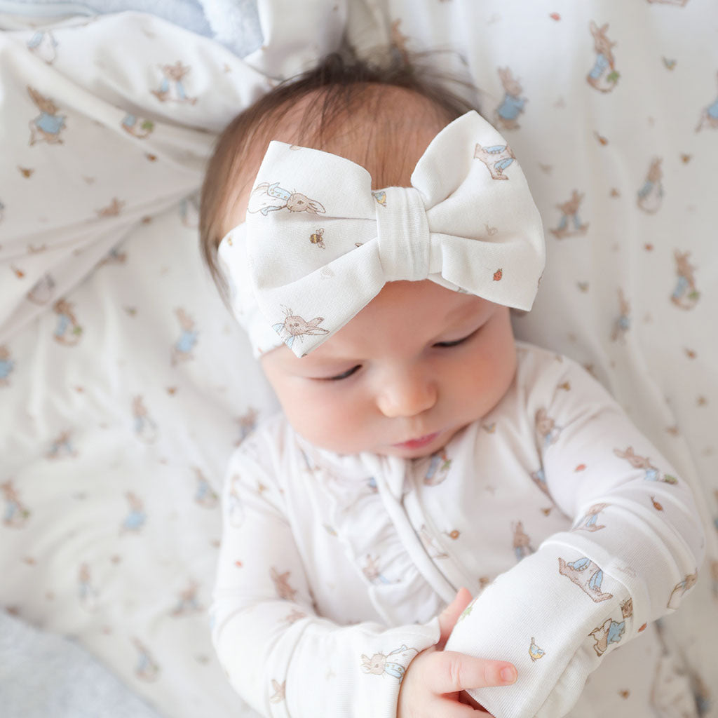 Sweet Peter Rabbit™ Luxe Bow Headwrap