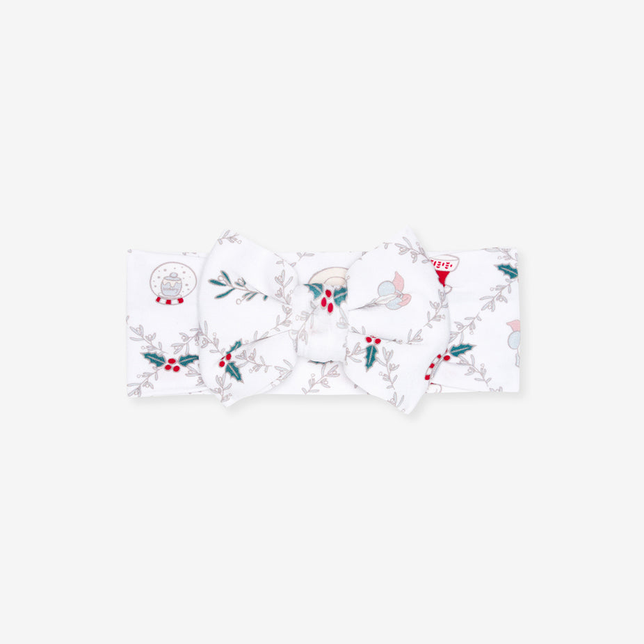 Disney Holiday Pooh Luxe Bow Headwrap