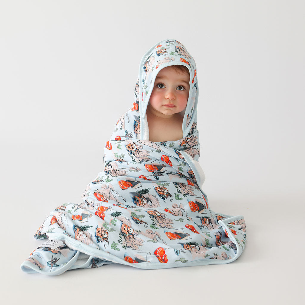 Disney Pixar Cars Rte 66 Hooded Towel