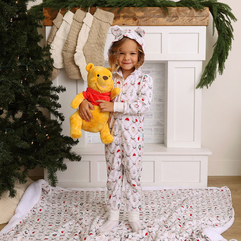 Disney Holiday Pooh Pacci™ Winnie the Pooh Hooded Jumpsuit
