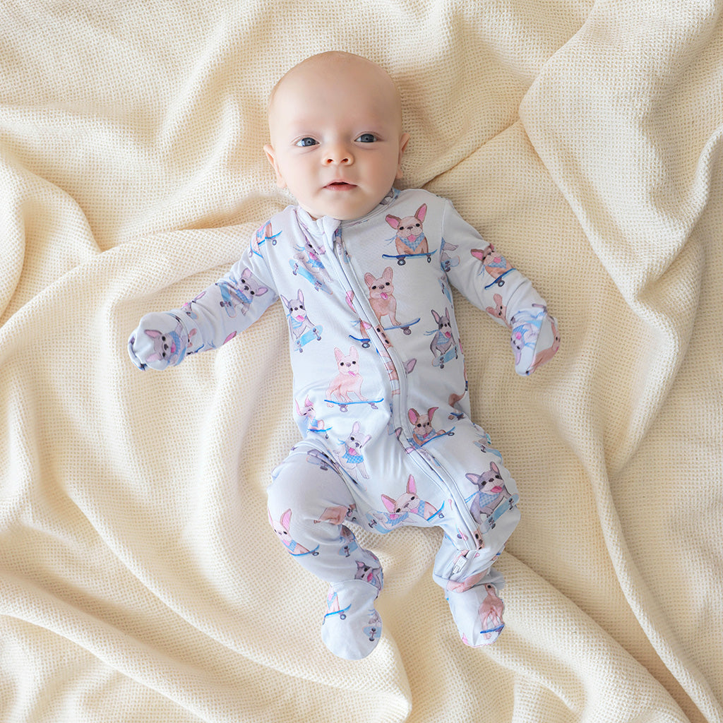 Toby Footie Zippered One Piece