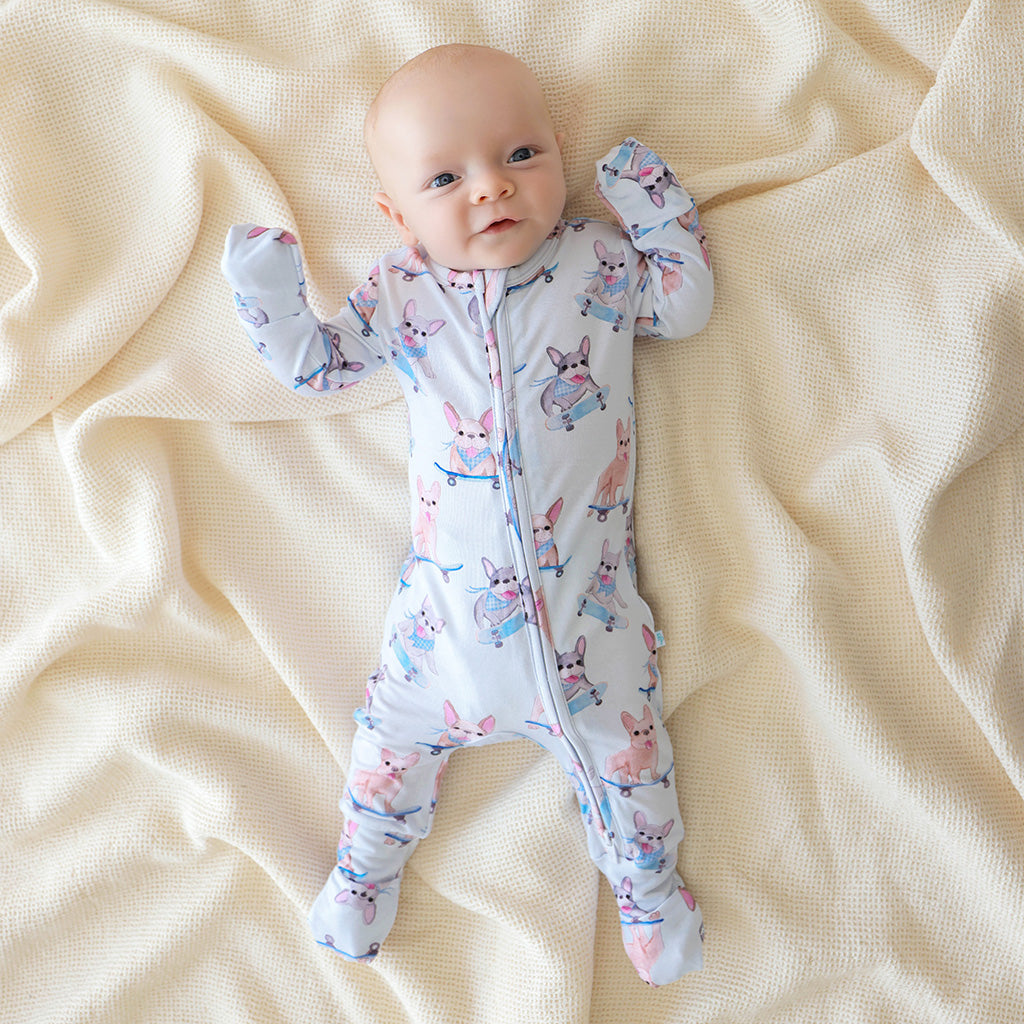 Toby Footie Zippered One Piece