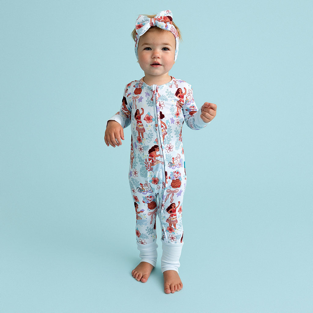 Wayfinder Blue Long Sleeve Disney Moana & Pua Convertible One