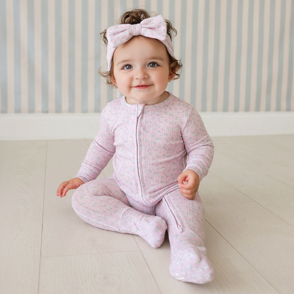 Andina Rose Pointelle Convertible One Piece