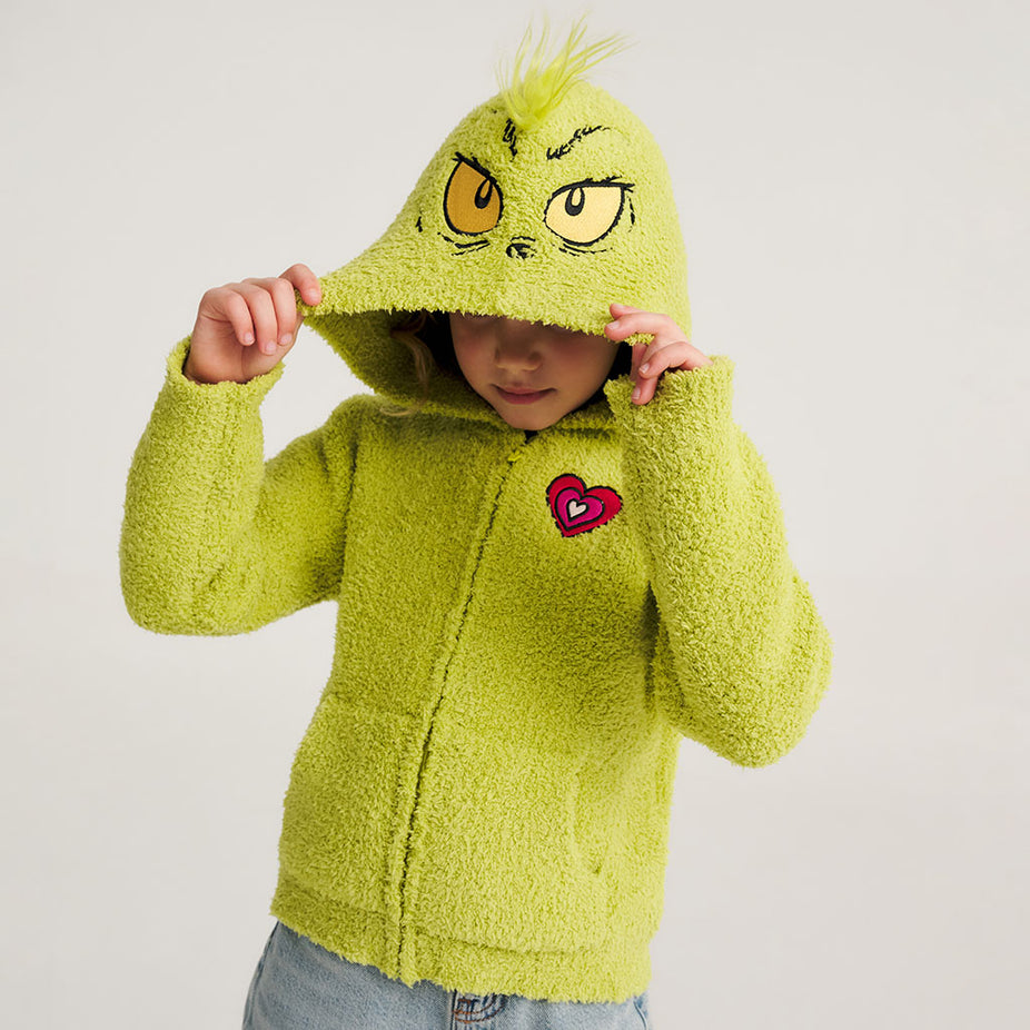 Dr. Seuss Mr. Grinch Cuddle Zip Hoodie