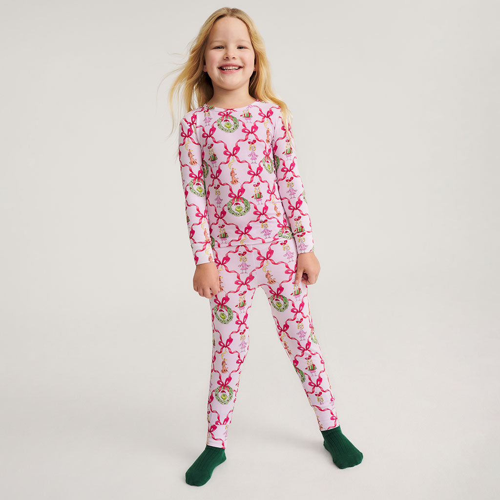 Dr. Seuss Cindy Lou Bows Classic Pajama Set